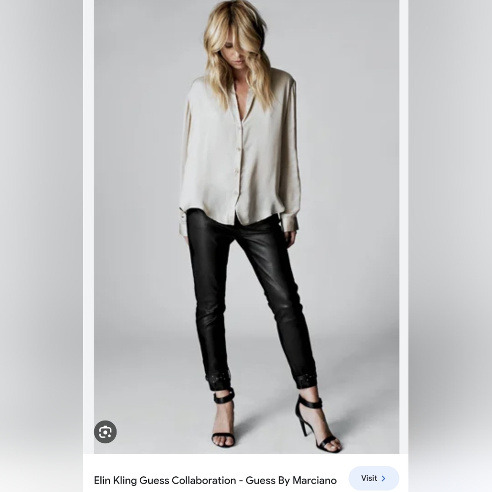 GUC Elin Kling for Marciano Black Leather Shoes